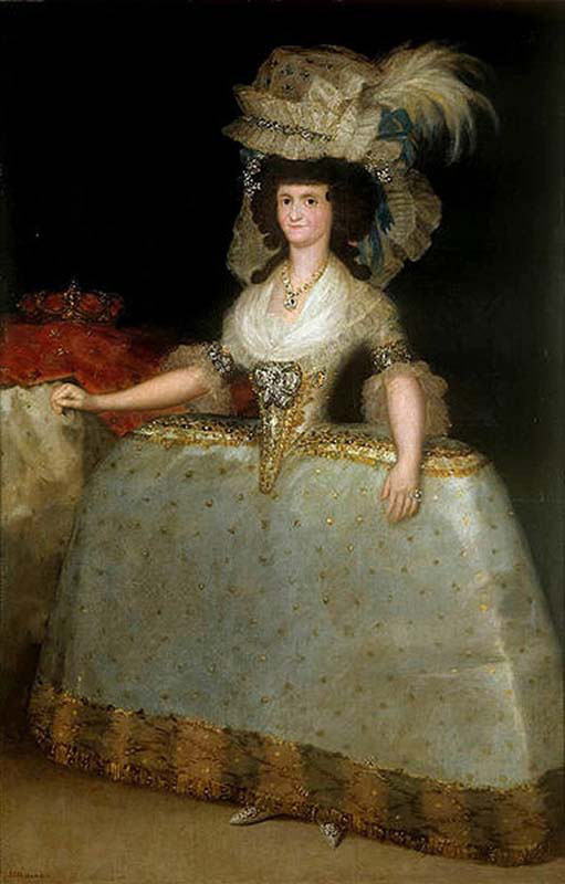 Maria Luisa de Parma con Tontillo